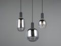 Laelamp Diva must 30cm detailvaade 2